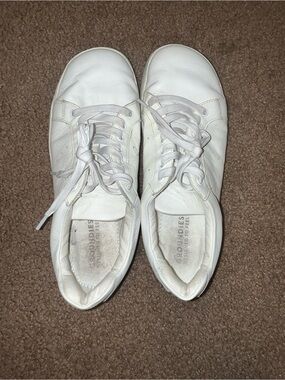 Groundies Men's White Leather Sneakers